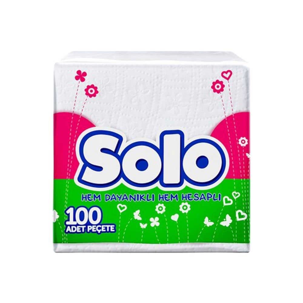 Solo Peçete Beyaz Süper 100'lü