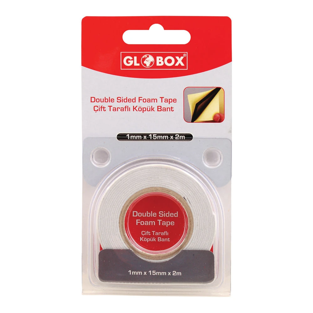 Globox Çift Taraflı Köpük Bant 15x2m
