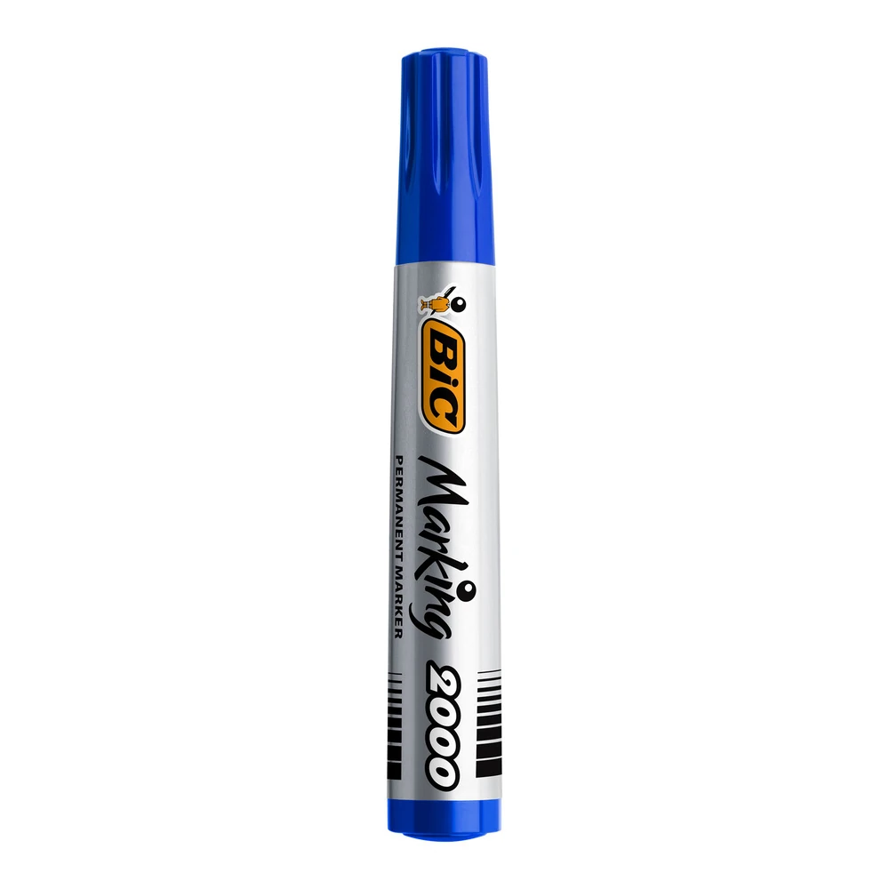 Bic Permanent Markör 2000 Yuvarlak Uç Mavi