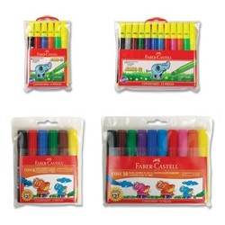 Faber-Castell Jumbo 47 Markör 6'lı Poşet