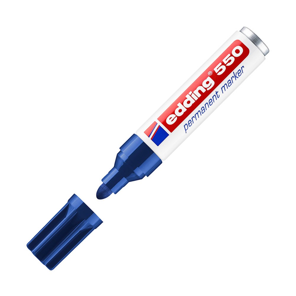 Edding Permanent Markör Yuvarlak Uç Mavi