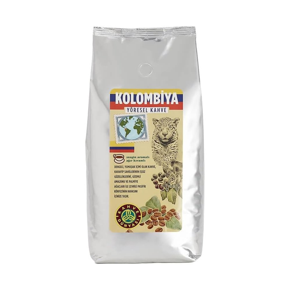 Kahve Dünyası Kolombiya Kavrulmuş Çekirdek 1 Kg