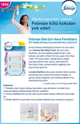 Febreze Oda İçin Hava Ferahlatıcı Kit Yedeği Lavanta Konforu