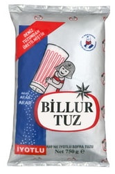 Billur Rafine İyotlu Sofra Tuzu 750 gr