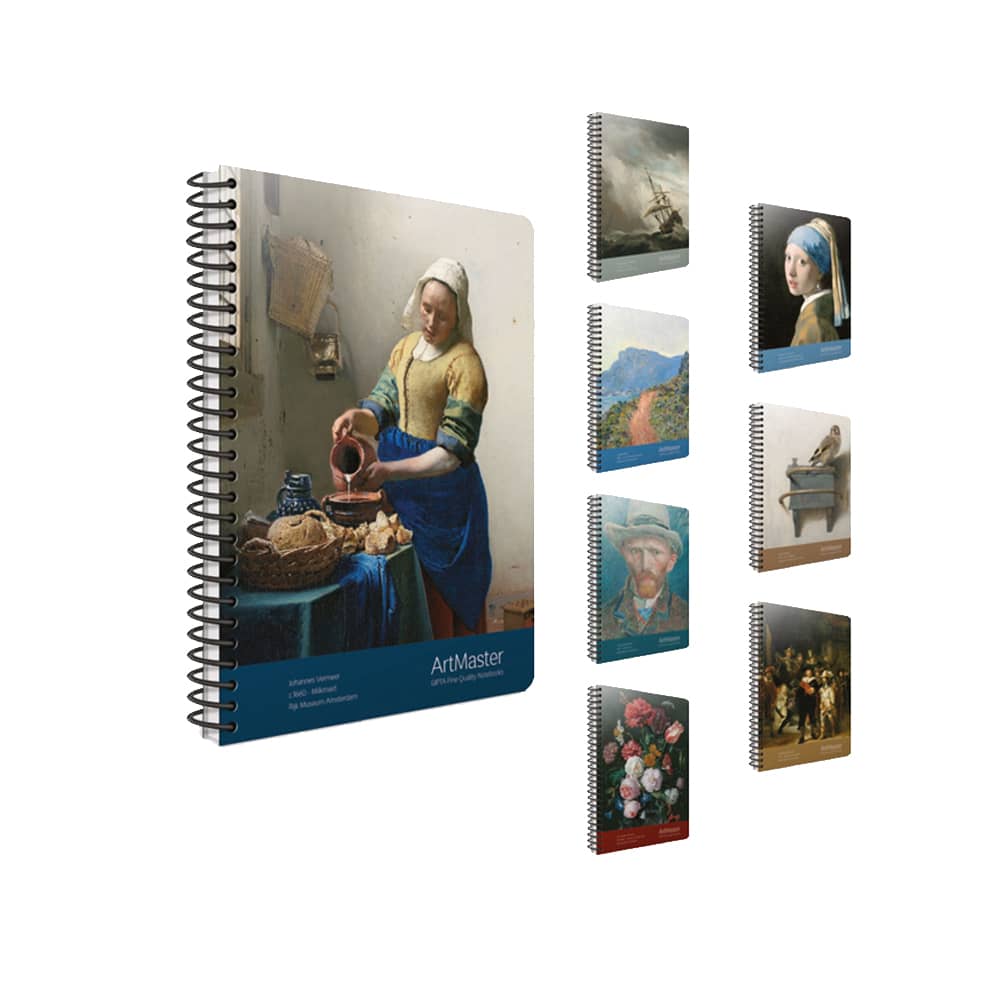 Gıpta Defter Art Master Spiralli Karton Kapak 19x26 100 Yaprak Çizgili