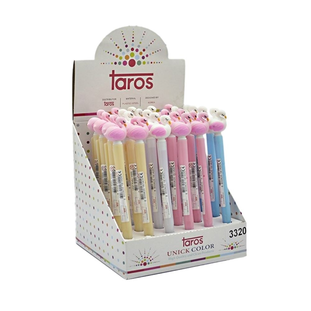 Taros Unick Color Flamingo Tepeli Versatil Kalem