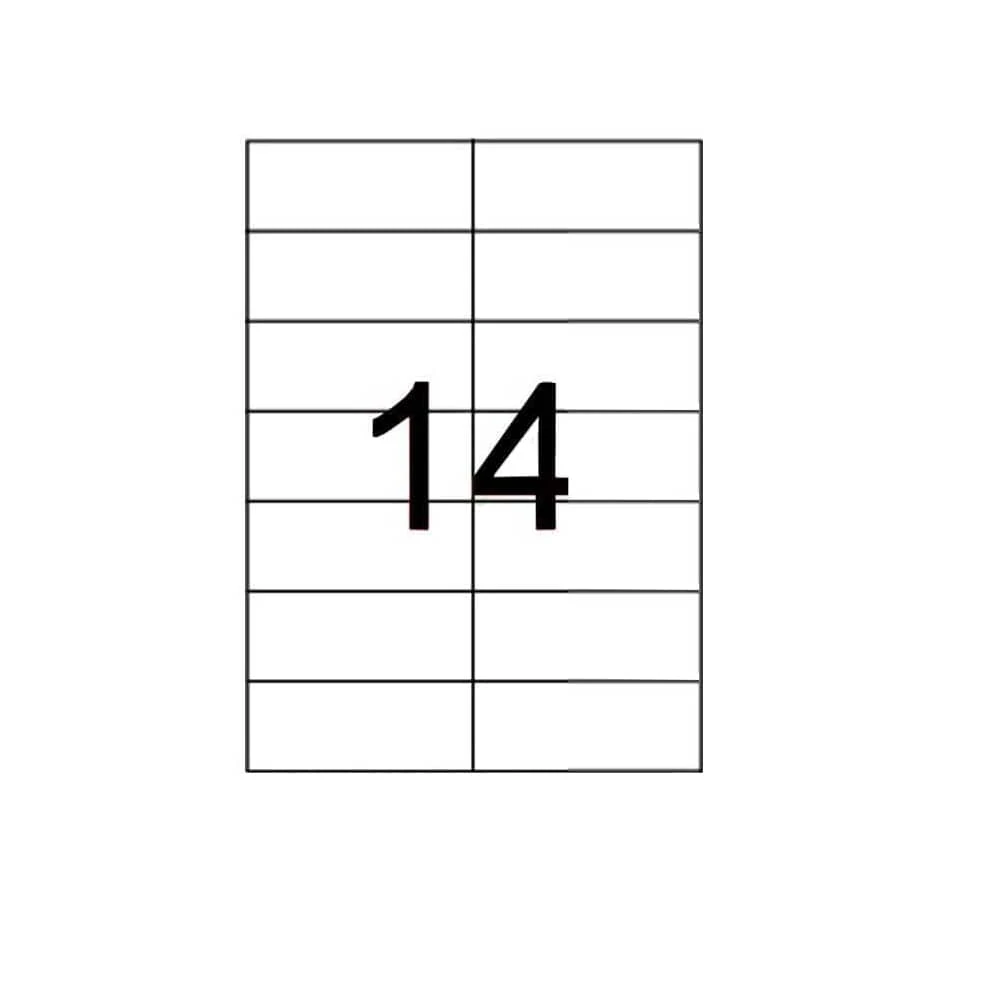 Tanex Laser Etiket 105x42,69 mm TW-2712