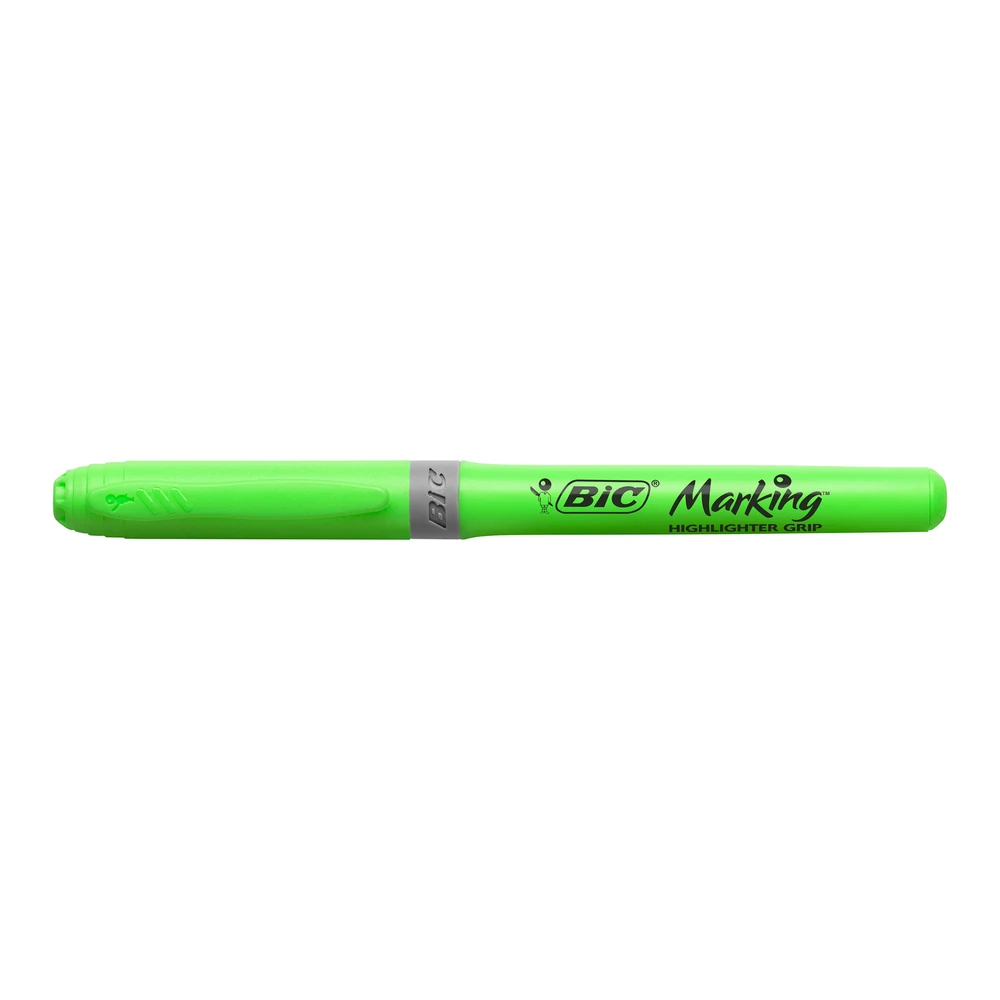 Bic Fosforlu Kalem Brite Liner Grip Kalem Tipi Yeşil