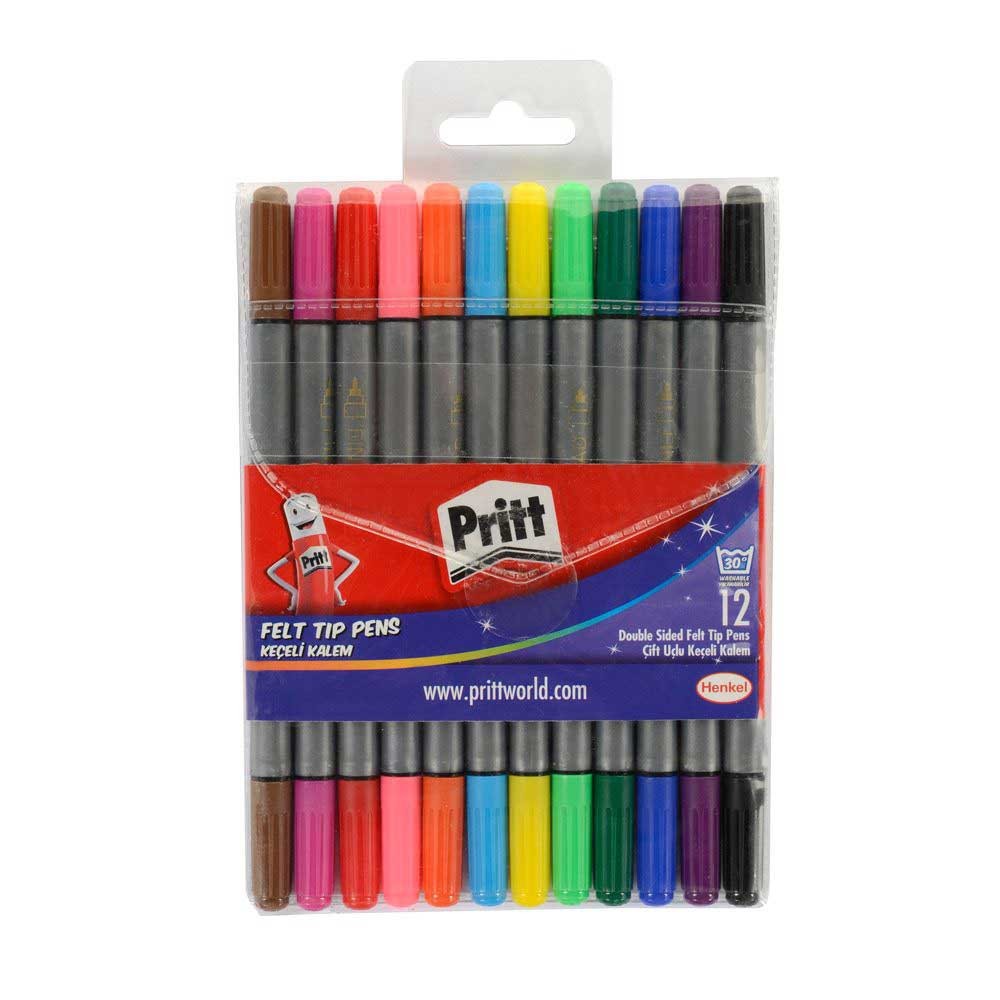 Pritt Keçeli Boya Kalemi Çift Uçlu 12'li