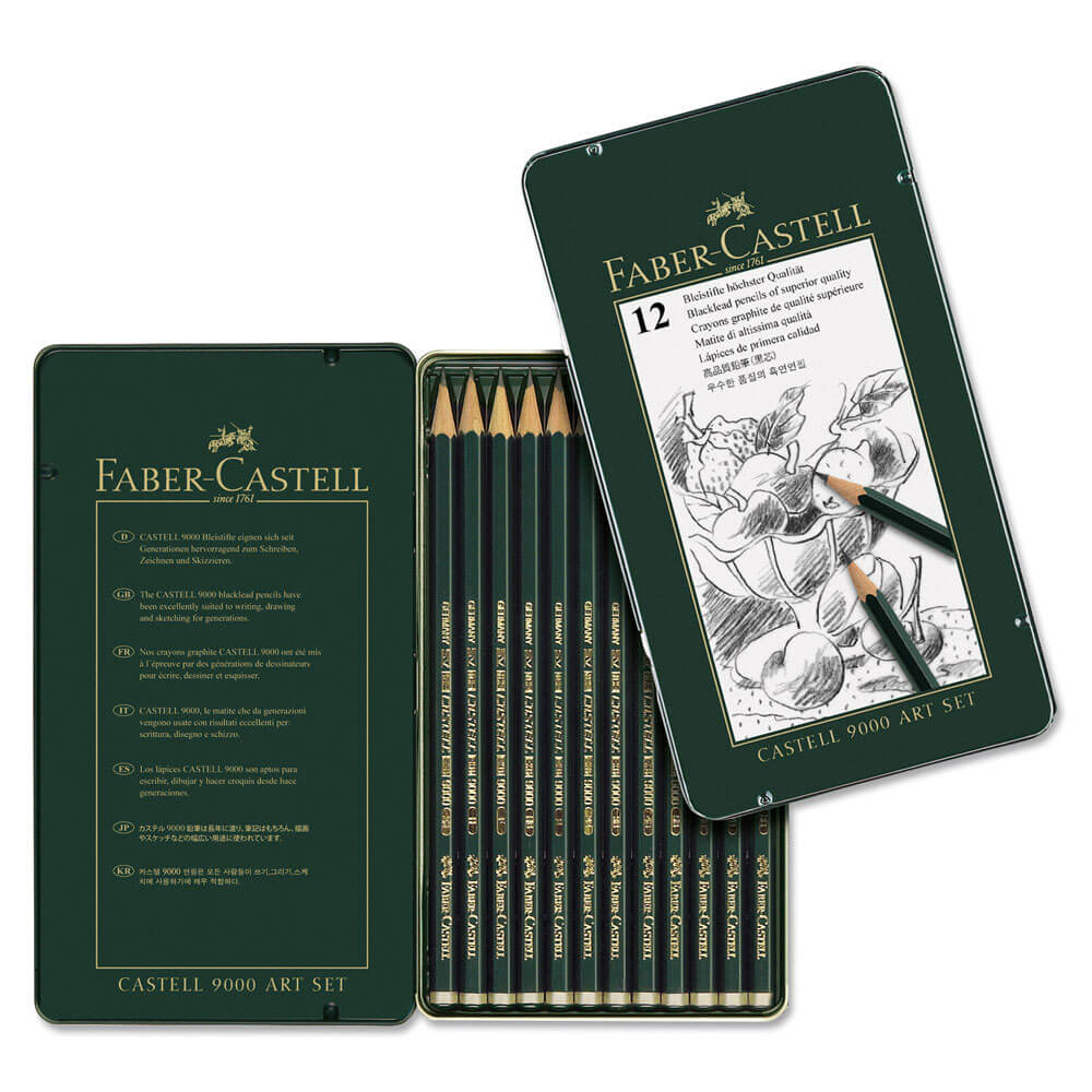 Faber-Castell Dereceli Kurşun Kalem Set Art 9000 8B-2H