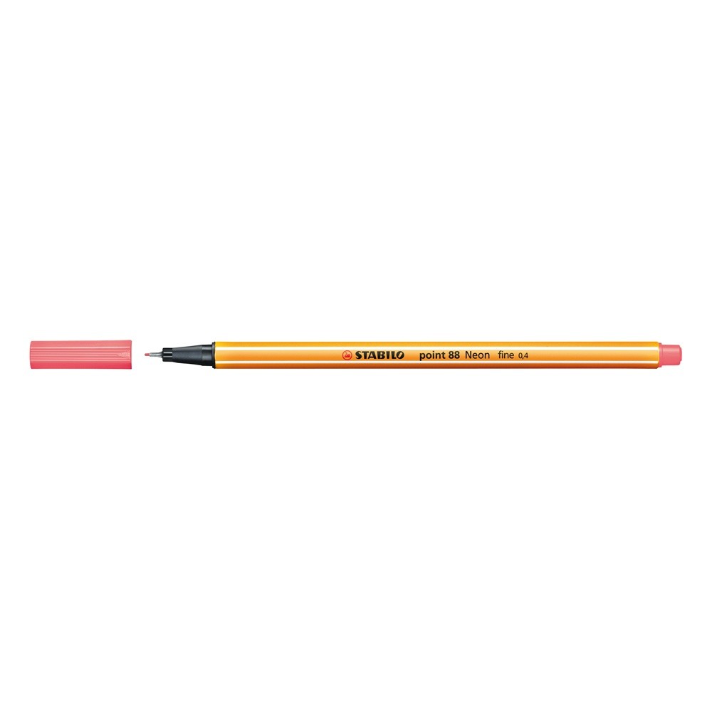 Stabilo Keçeli Kalem Point 88 0.4 mm Floresan Kırmızı