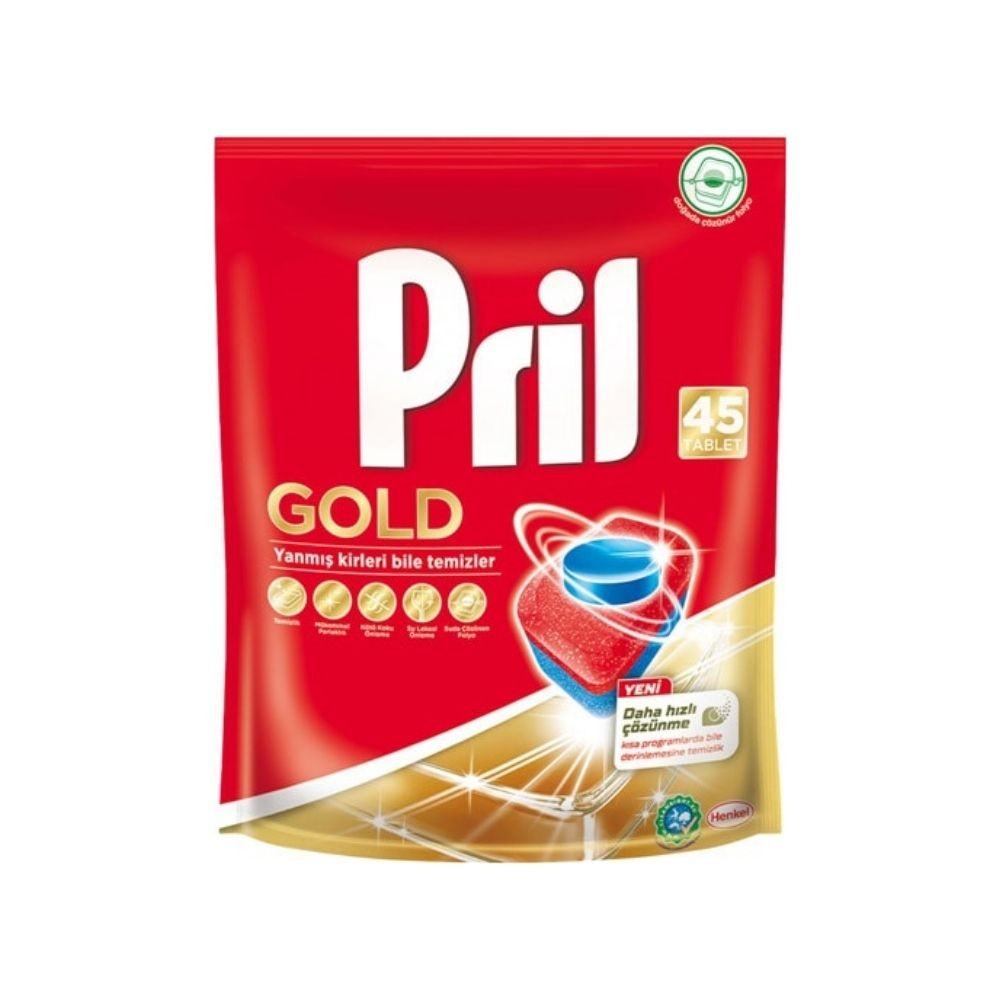 Pril Bulaşık Makinesi Tableti Gold 45'li