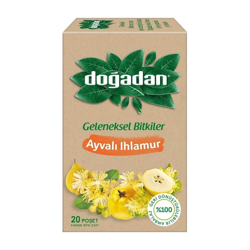 Doğadan Bitki Çayı Ayvalı Ihlamur 20'li