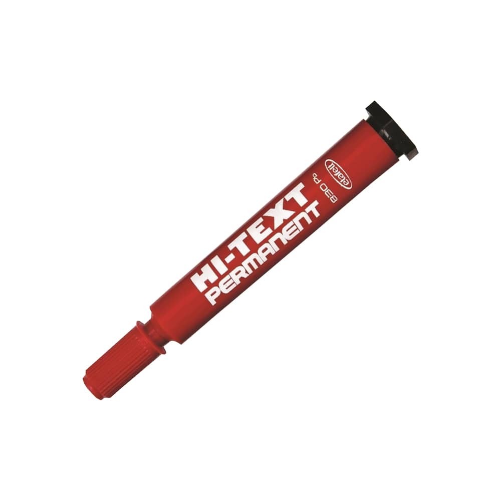 Hi-Text Permanent Markör 830PB Yuvarlak Uç Kırmızı