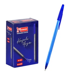 Mikro İğne Uçlu Tükenmez Kalem 1mm Mavi