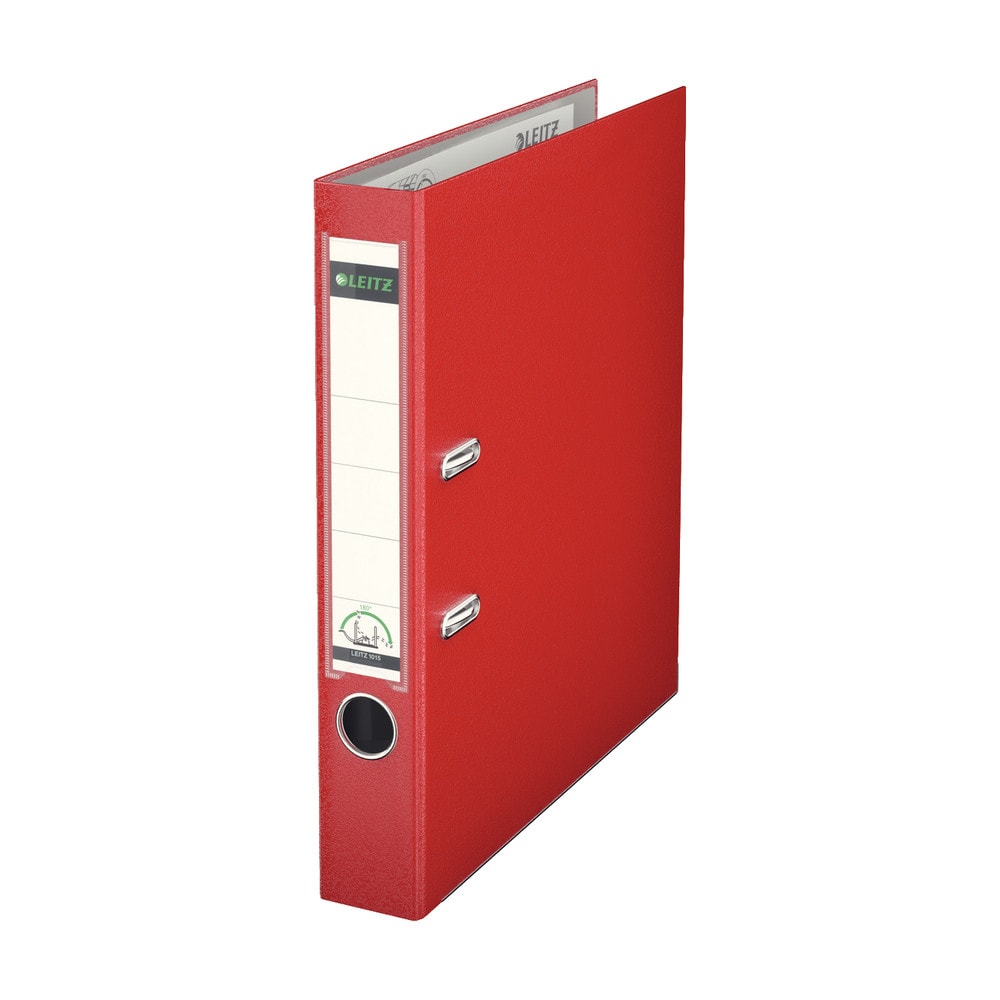 Leitz Klasör Plastik Dar Kırmızı