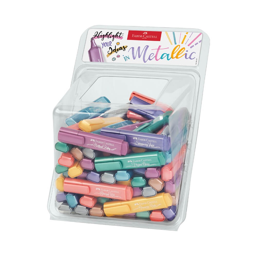 Faber-Castell Fosforlu Kalem Metalik 100'lü
