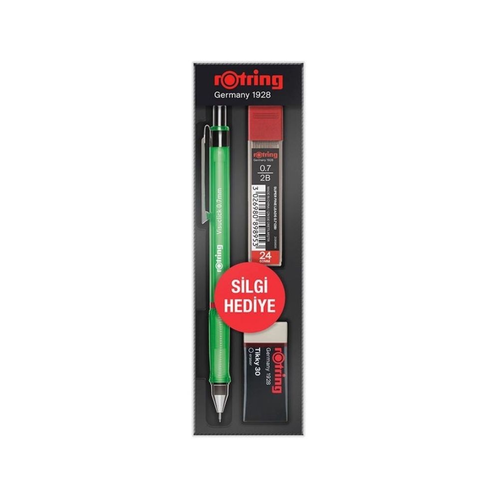 Rotring Versatil Visuclick 0.7 mm Okul Seti Yeşil