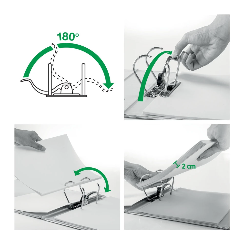 Leitz Klasör Plastik Geniş Yeşil