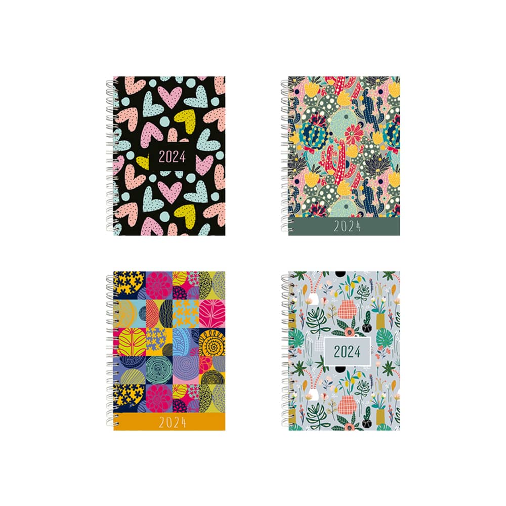 Liz Ajanda 2026 Günlük Sert Kapak Spiralli 17x24