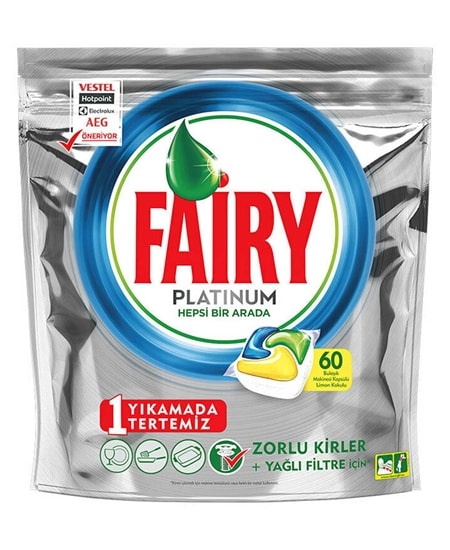 Fairy Bulaşık Makinesi Tableti Platinum 60'lı