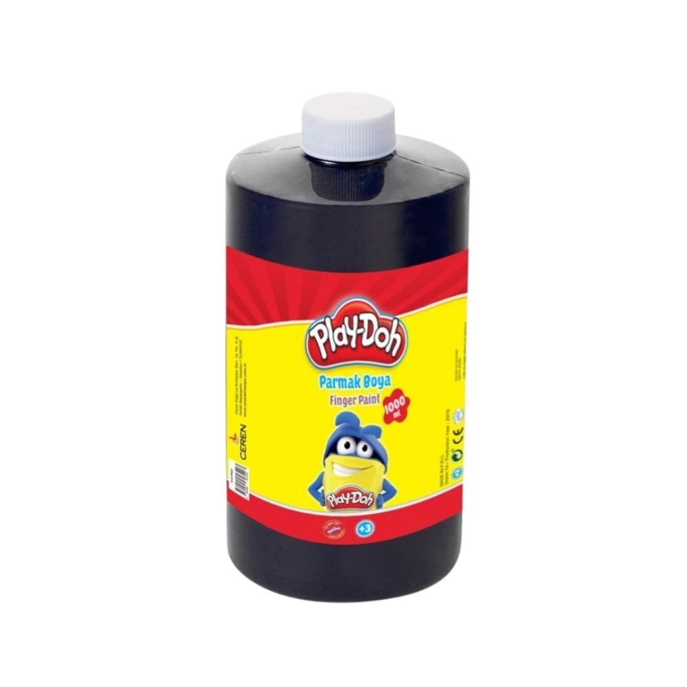 Play-Doh Parmak Boyası 1 lt Siyah