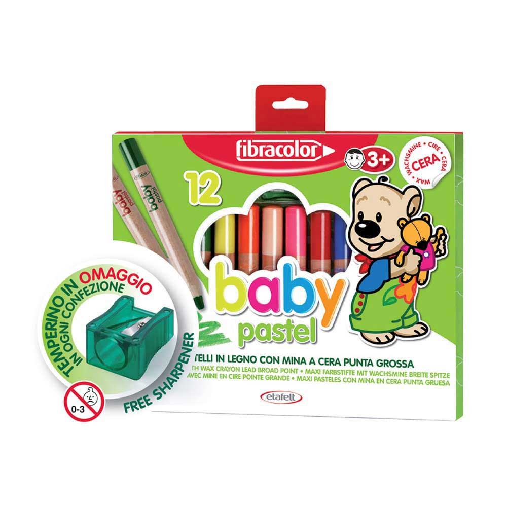 Art Fibracolor Baby Pastel Boya 12'li