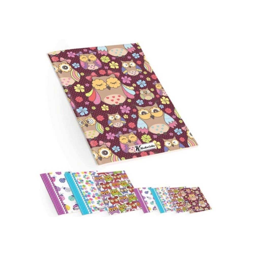 Keskin Color Defter Pattern Kuş Pp Kapak Dik A4 40 Yaprak Kareli
