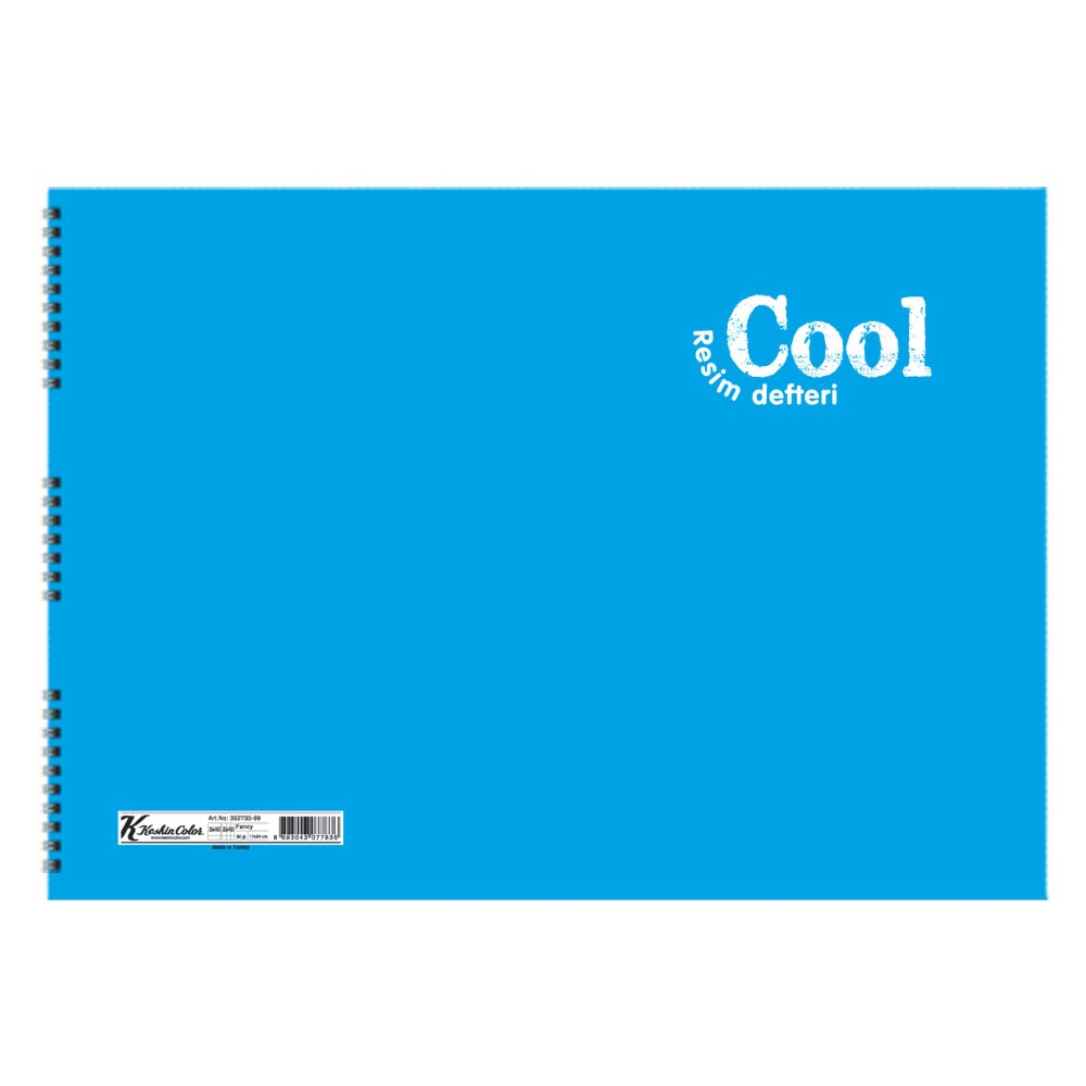 Keskin Color Resim Defteri Spiralli PP Kapak Cool 35x50 cm 20 Yaprak