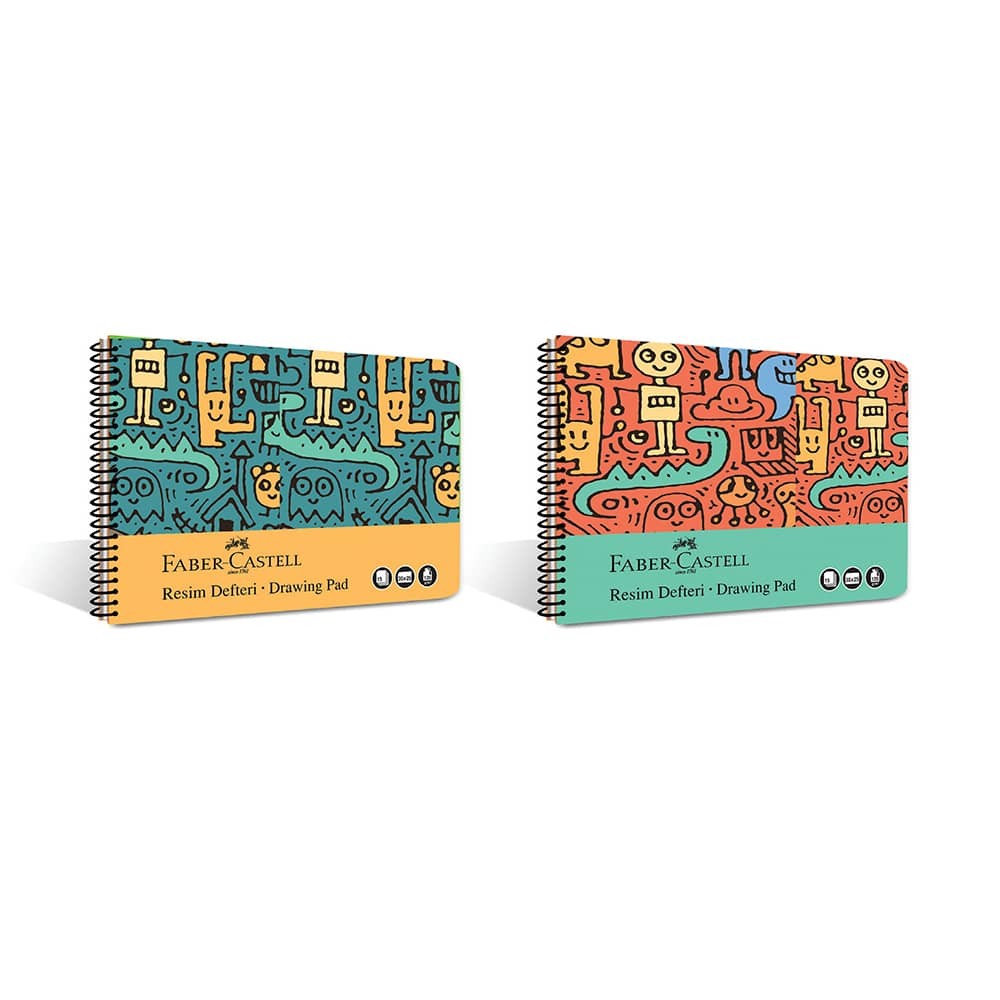 Faber-Castell Resim Defteri Pp Kapak Eğlenceli 35x50 cm 2021