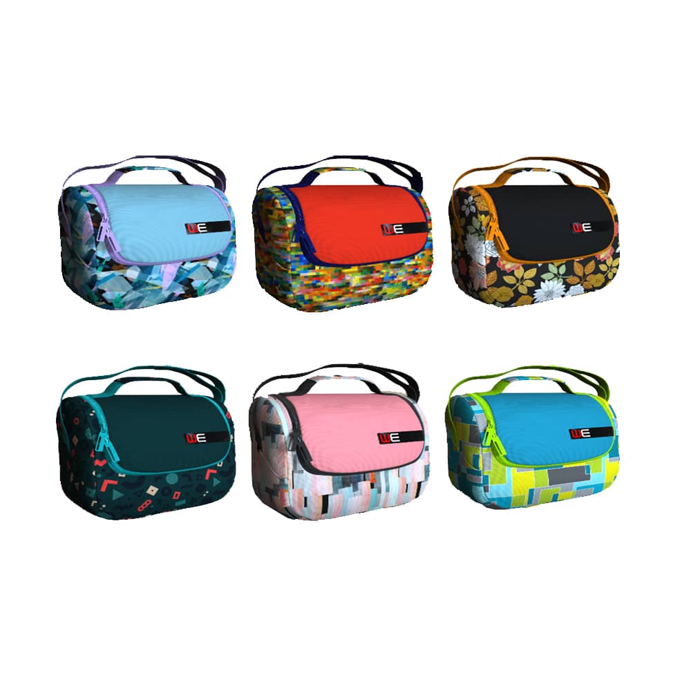 Kalemlig Webag Dobby Beslenme Çantası Desenli 12 Renk Set