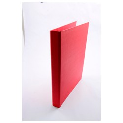 My File Plastik Klasör A4 2 Halkalı Kırmızı