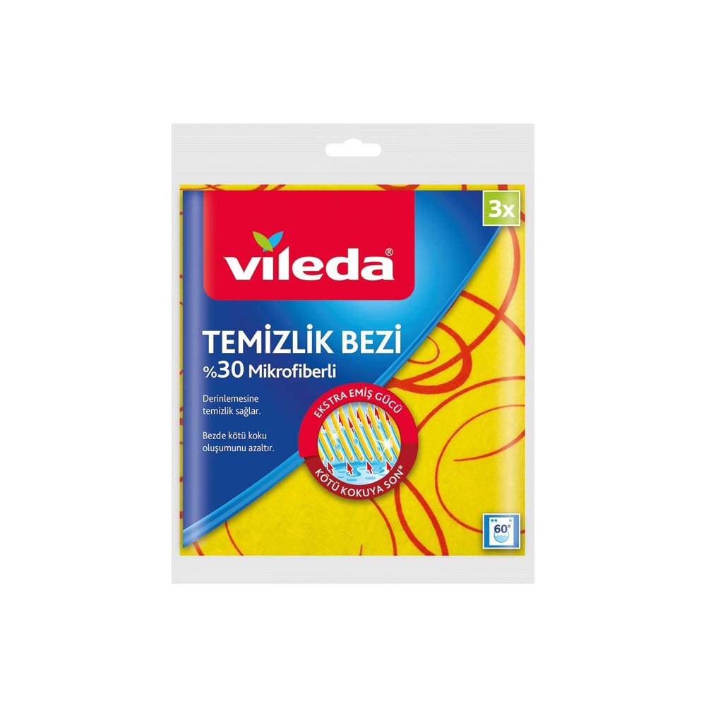 Vileda Temizlik Bezi 3'lü Yeni Nesil