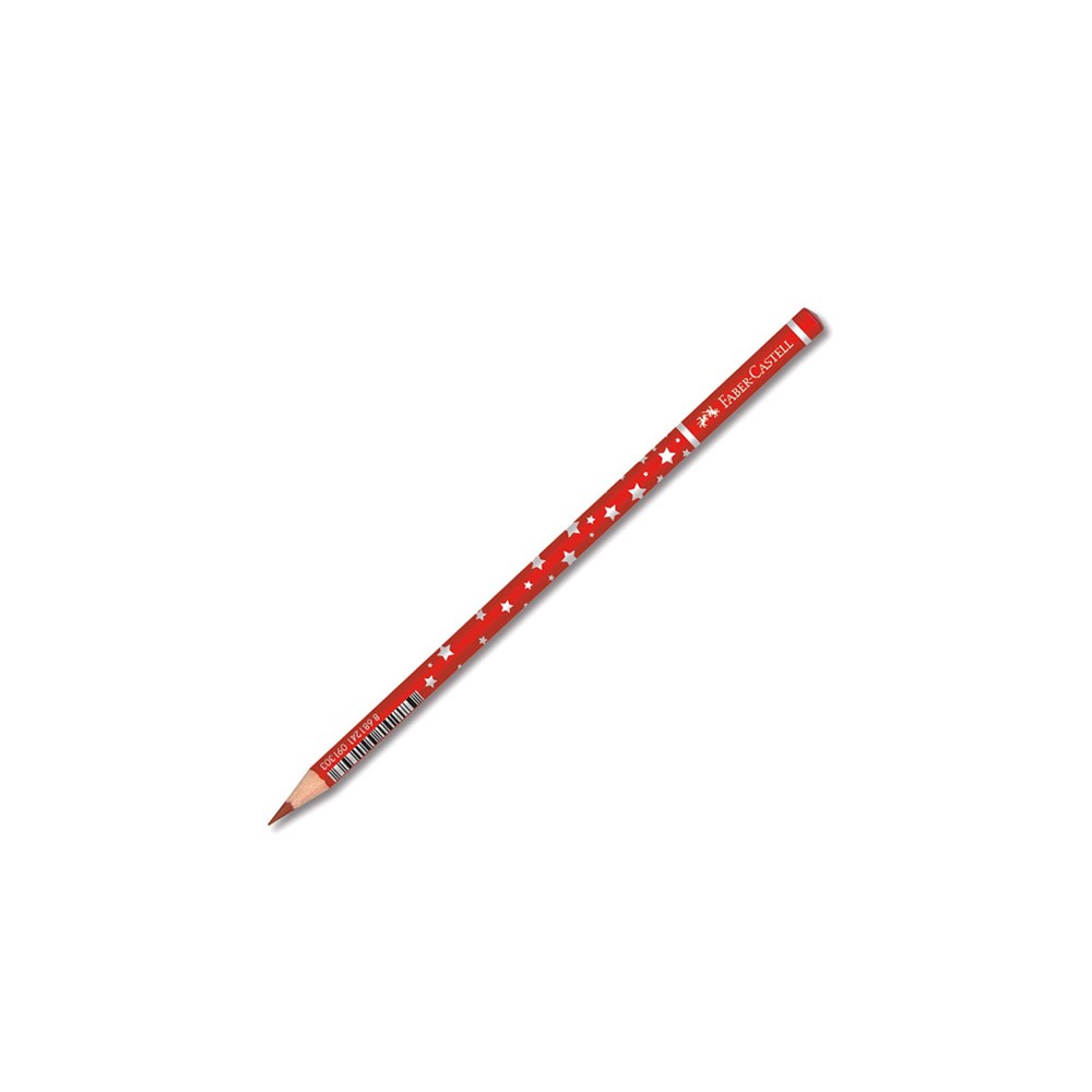 Faber-Castell Kurşun Kalem Başlık Yıldız Kırmızı FC