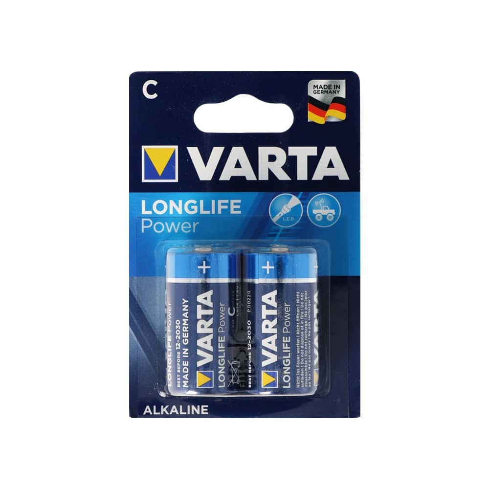 Varta Pil Longlife Power Orta Boy (C) Pil 2'li 4114101412