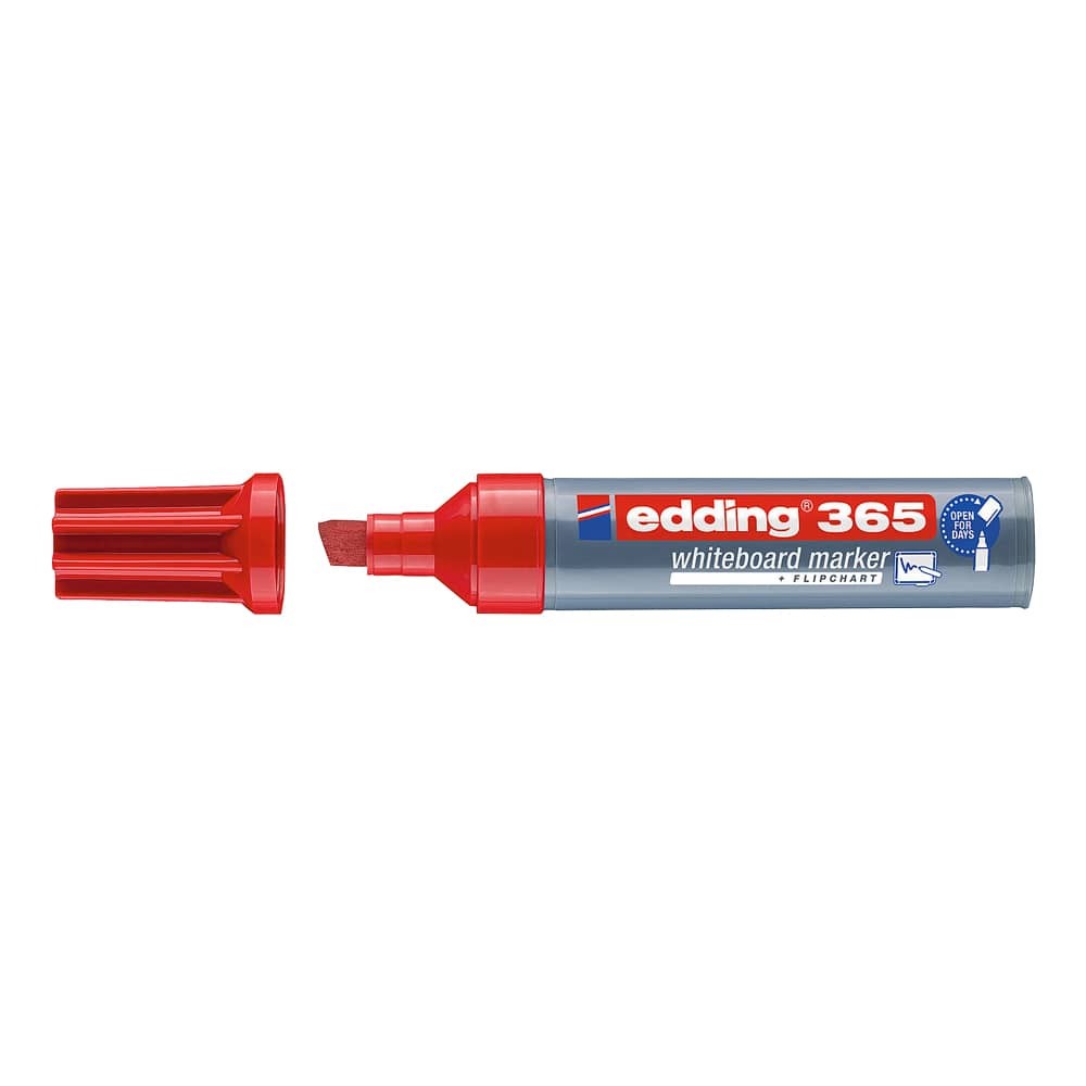 Edding Beyaz Tahta Kalemi Kesik Uç Kırmızı