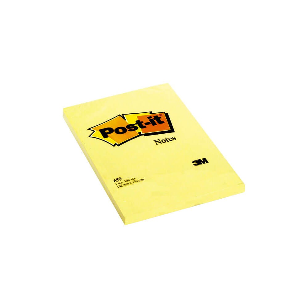 Post-it Yapışkanlı Not Kağıdı 102x152 mm Sarı