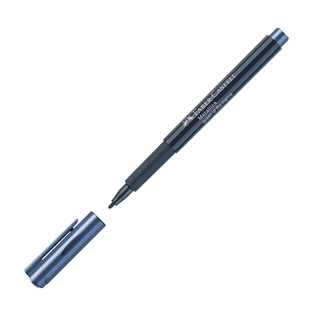 Faber-Castell Markör Metalik Deniz Mavisi