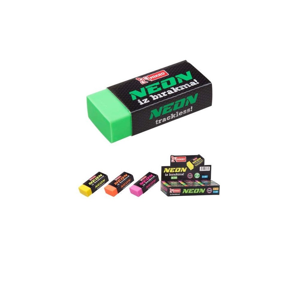 Mikro Silgi Neon Nano 24'lü