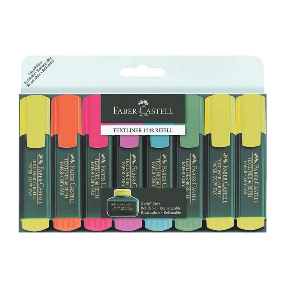 Faber-Castell Fosforlu Kalem 6+2'li Poşet