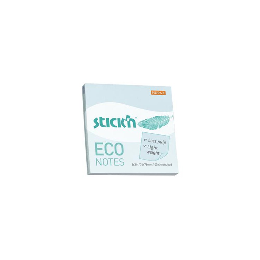 STICKN 76x76 ECO NOTES PASTEL MAVİ 100YP