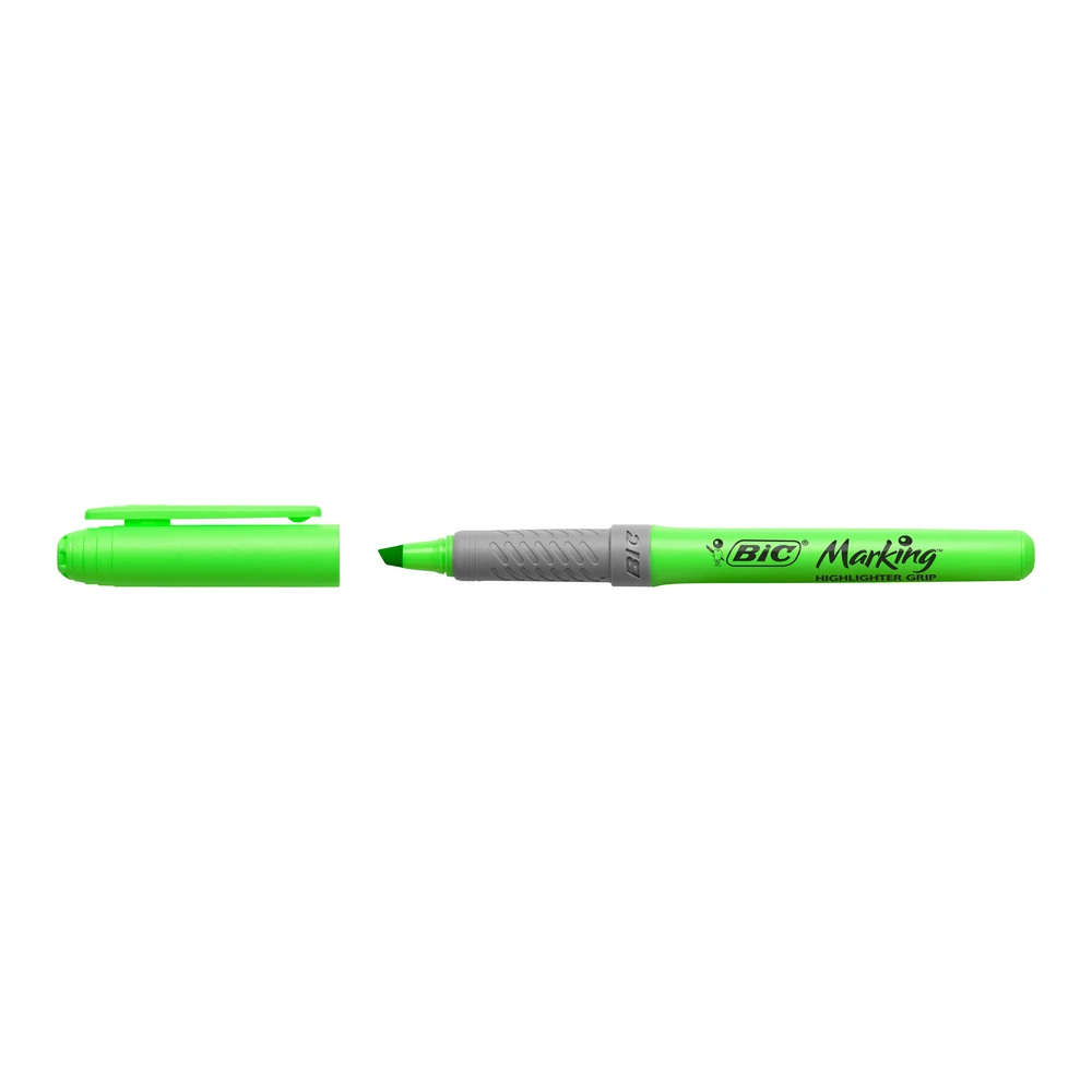 Bic Fosforlu Kalem Brite Liner Grip Kalem Tipi Yeşil