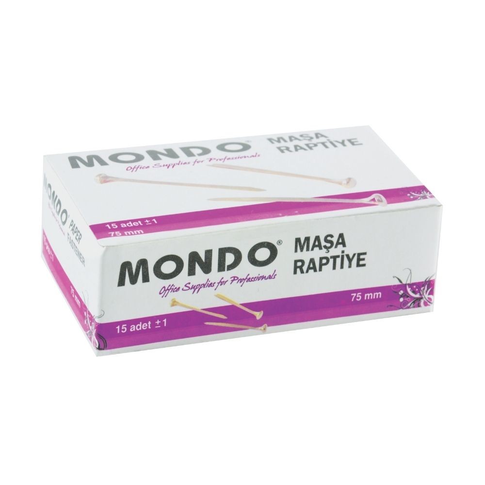 Mondo Maşa Raptiye 75 mm Altın Kutu