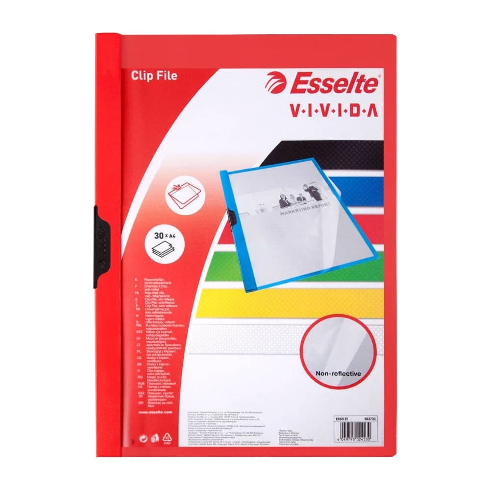 Esselte Sıkıştırmalı Dosya Kırmızı