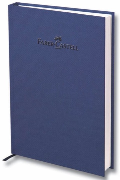 Faber-Castell Defter Natural Seri A5 Gizli Spiralli 140 Yaprak Kareli Lacivert