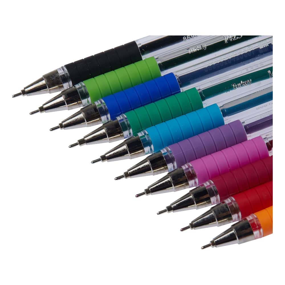 Faber-Castell Tükenmez Kalem 1425 0.7 mm 10 Renk
