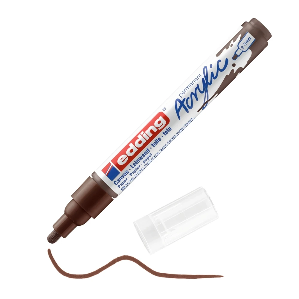 Edding 5100 Akrilik Markör Orta Uçlu Çikolata Kahvesi