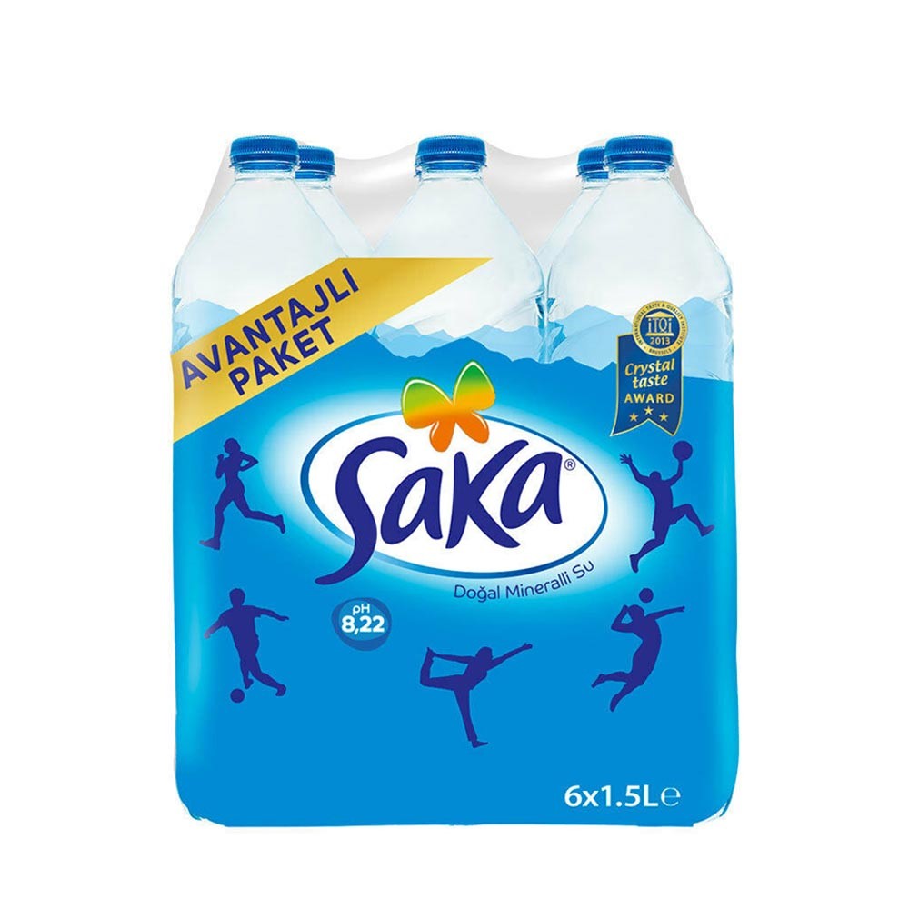 Saka Su Pet 1.5 lt 6'lı