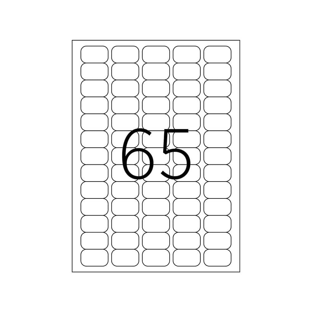 Tanex Laser Etiket 38,1x21,2 mm TW-2065