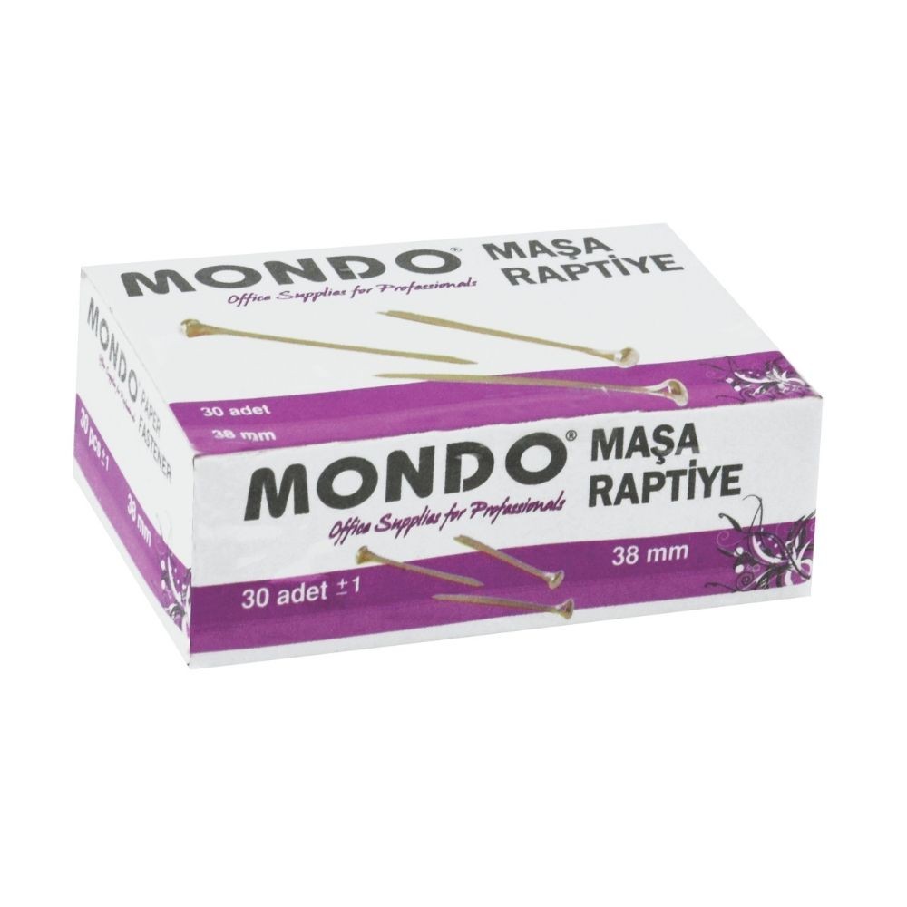 Mondo Maşa Raptiye 38 mm Altın Kutu